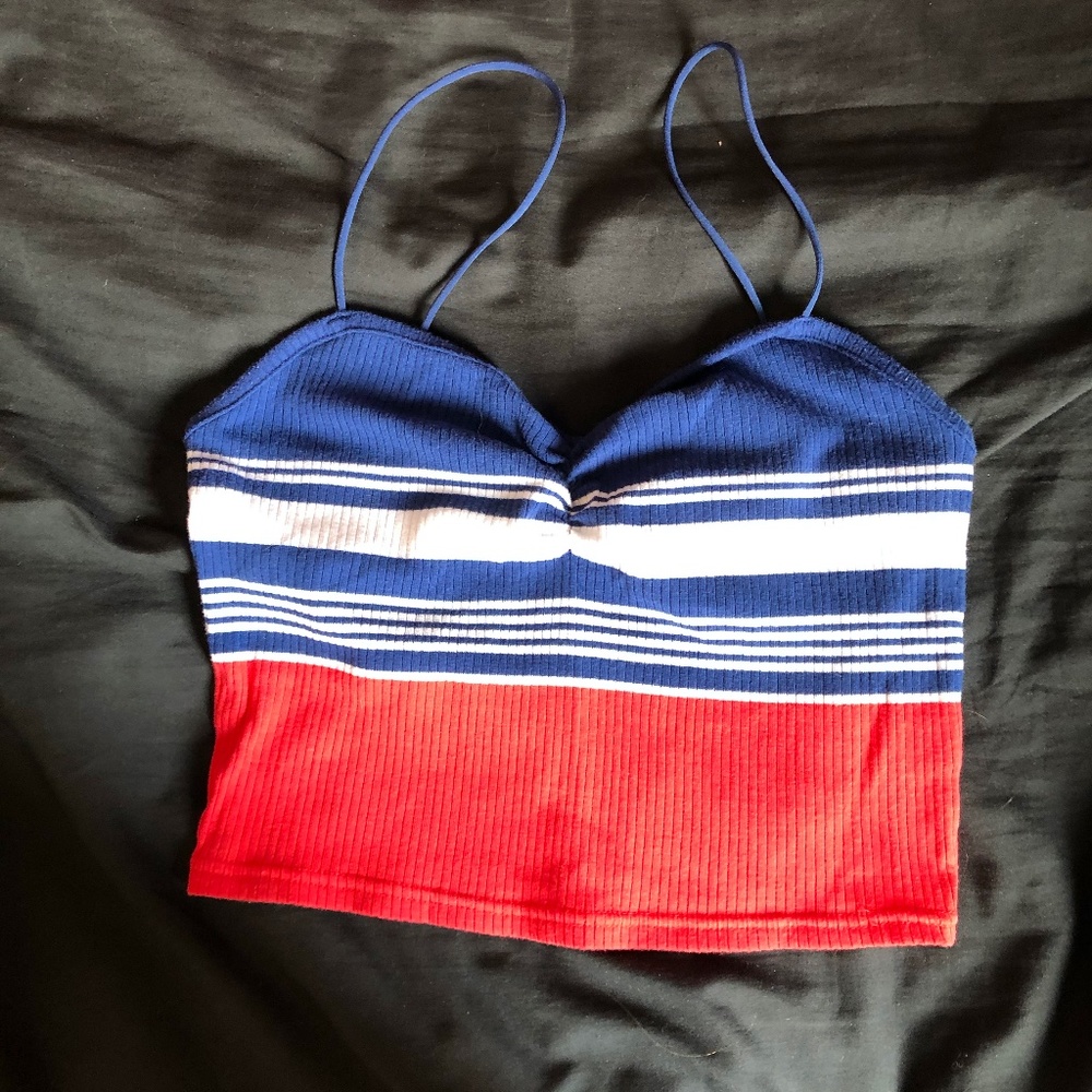 Spaghetti Strap cropped tank top